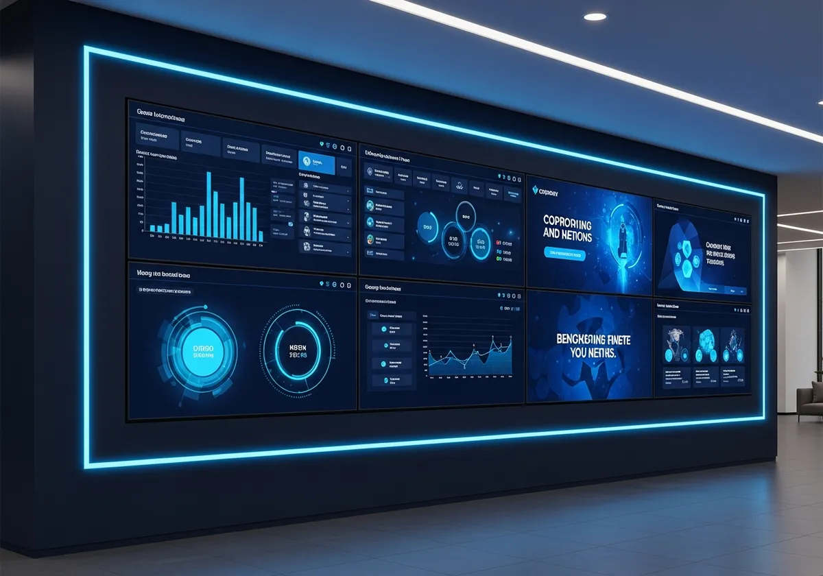 Digital Signage dynamische Anzeige — SpinetiX-Lösungen von Jump Online Sion