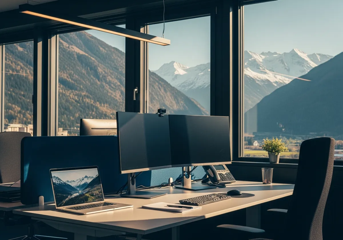 Modern SME office Valais